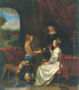 Le Gouter by Gesina Ter Borch