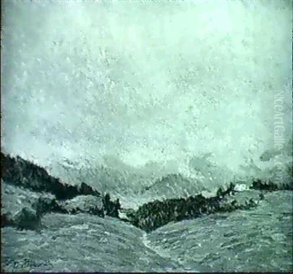 Landschaft Unter Bewolktem Himmel - view 1