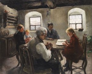Die Lesestunde by Hans Borchardt