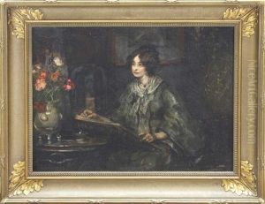 Die Blumenmalerin by Hans Borchardt