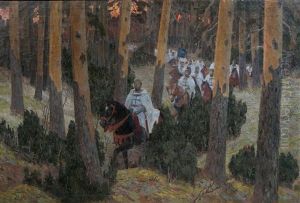 Knights Of The Livonian Order by Bernard Christian Borchert