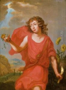 Allegorie Der Verganglichkeit by Hendrik van der Borcht the Younger
