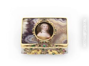 A Lady Called The Duchess Of Beaufort In Yellow Dress