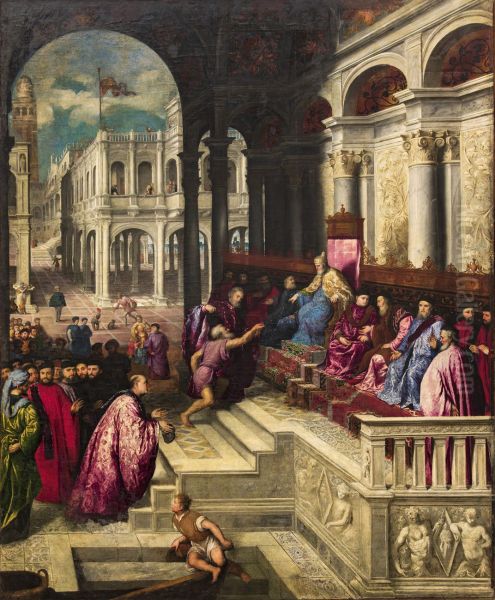 Fisherman Presenting A Ring To The Doge Gradenigo - view 1