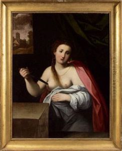 Lucrece by Paris Bordone