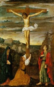 Il Crocefisso E I Dolenti by Paris Bordone
