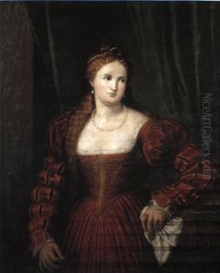 Portrait De Jeune Femme by Paris Bordone