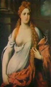 A Courtesan by Paris Bordone