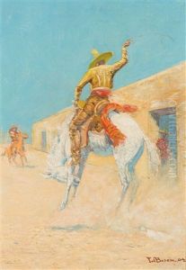 Mexican Vaquero On Bucker Mexican Vaquero On Bucker