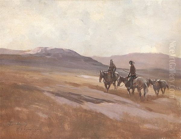 Two Indian Riders - view 1