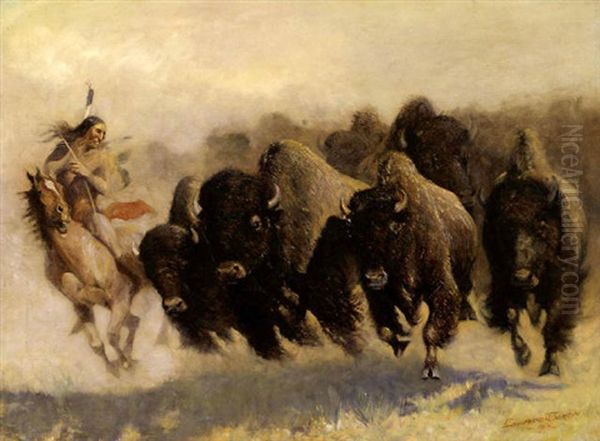 The Buffalo Hunt - view 1