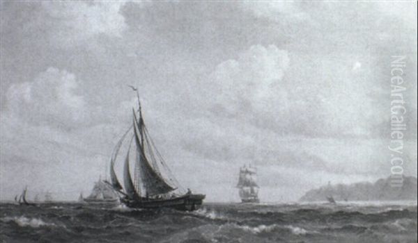 Shipping Off The Coast - view 1