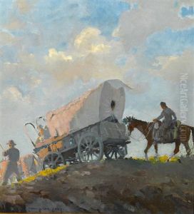 Wagon Train by Carl Oscar Borg