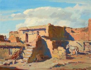 Hopi Village (walpi) by Carl Oscar Borg