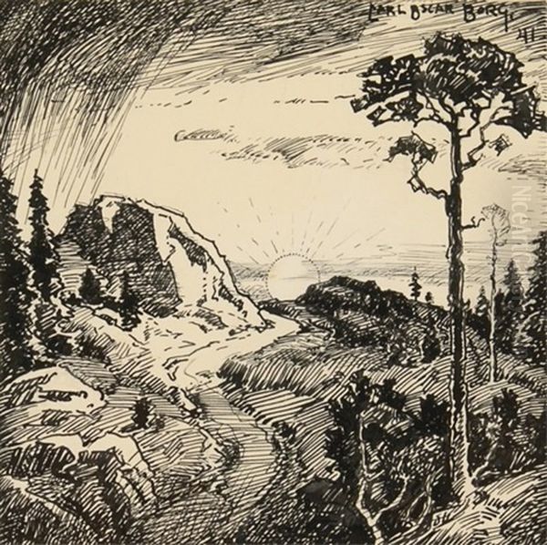 Sunrise In The Mountains - view 1