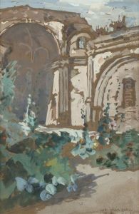 San Juan Capistrano Mission by Carl Oscar Borg