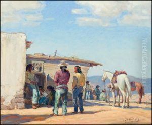 Oraibi, Arizona by Carl Oscar Borg