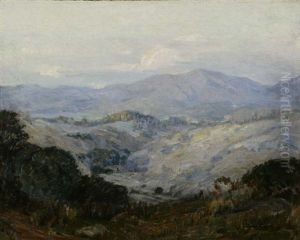 Santa Yenez Mountains, Santa Barbara by Carl Oscar Borg