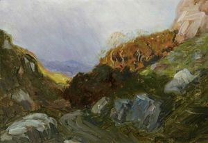 Mountain Landscape by Carl Oscar Borg