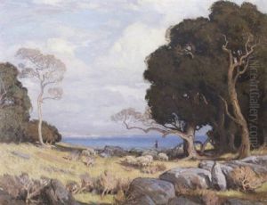 Jour D'ete - Sommarlandskap by Carl Oscar Borg