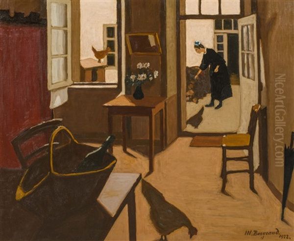 La Bretonne Et Ses Poules - view 1