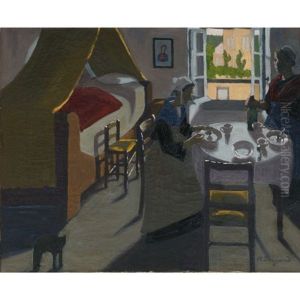 Le Repas Breton (the Bretonese Meal) by Marius Borgeaud