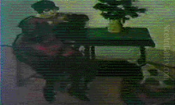 Femme Au Chien - view 1