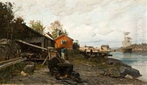 Et Kystmiljo by Hans Frederik Henriksen Borgen