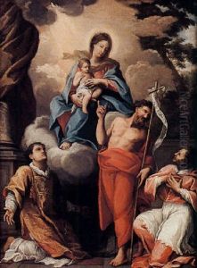Madonna, Bimbo E Santi Daniele, Giovanni Battista E Carlo Borromeo Madonna, Bimbo E Santi Daniele, Giovanni Battista E Carlo Borromeo