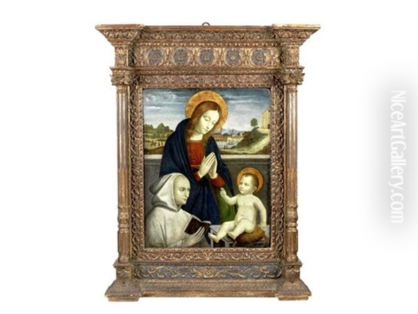 The Madonna And Child With A Carthusian Monk - view 1