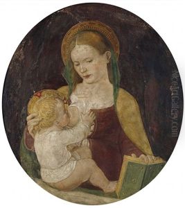 The Virgin With Child by Ambrogio Borgognone