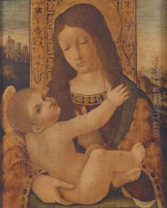 The Madonna And Child by Ambrogio Borgognone