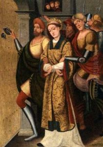 L'arrestation De St Etienne by Juan de Borgona the Elder
