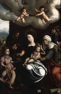 Le Couronnement De La Vierge by Juan de Borgona the Elder
