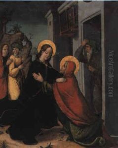 La Visitacion by Juan de Borgona the Elder