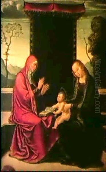 Sainte Anne, La Vierge Et L"enfant - view 1