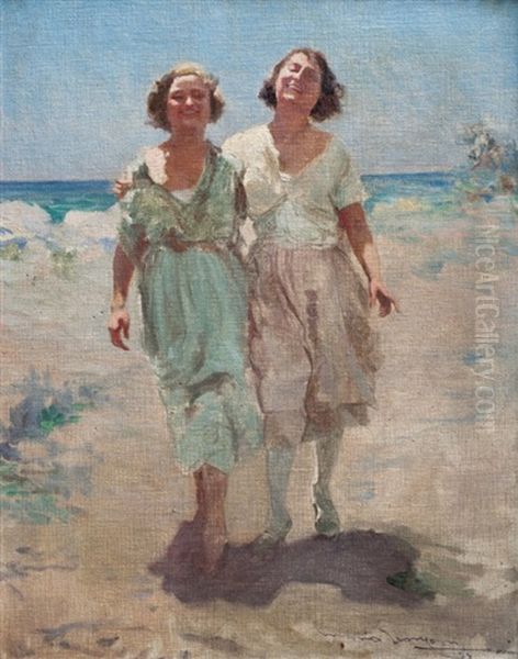 Jovenes En La Playa - view 1