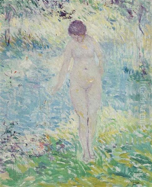 Nude On A Riverbank - view 1
