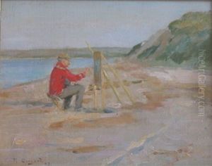 Seaside Painting by Martin Borgord