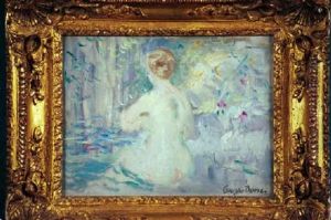 A Nude by Adolphe Borie