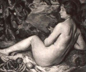 Reclining Nude by Adolphe Borie