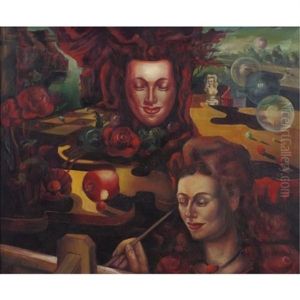 American Beauties, Masks And Bubbles by Ivan Borisoff