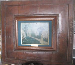 Portrait Of Sergei Rachmaninov by Victor Elpidiforovich Borisov-Musatov