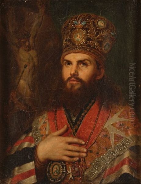 Copie Du Portrait De Matvei Mikhailovitch Desnitzky (1761-1821) - view 1