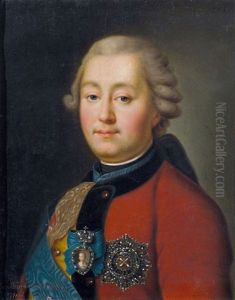 Portrat Des Fursten Grigori Grigorjewitsch Orlow by Vladmir Lukich Borovikovsky
