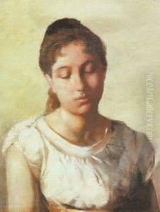 Giovane Fanciulla by Odoardo Borrani