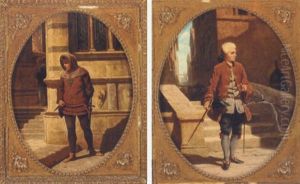 A Medici Agent by Odoardo Borrani