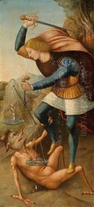 Der Erzengel Michael by Nicolas Borras