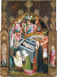 Die Geburt Christi by Luis Borrassa