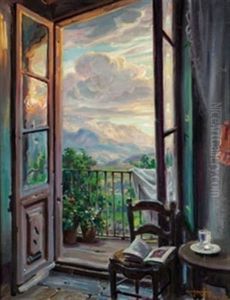 Vista Desde El Balcon by Pedro Borrell Bertran